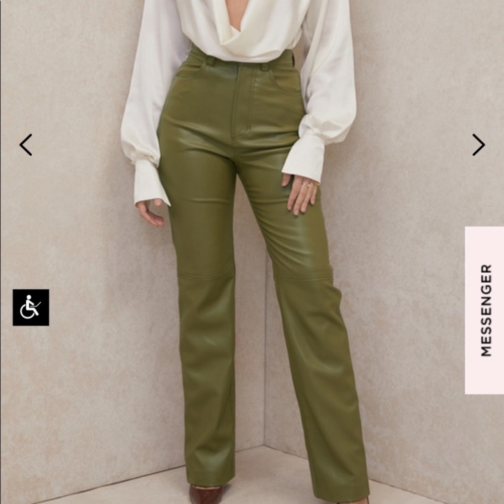 ***SOLD*** HOUSE OF CB Inaya Vegan Leather Pants